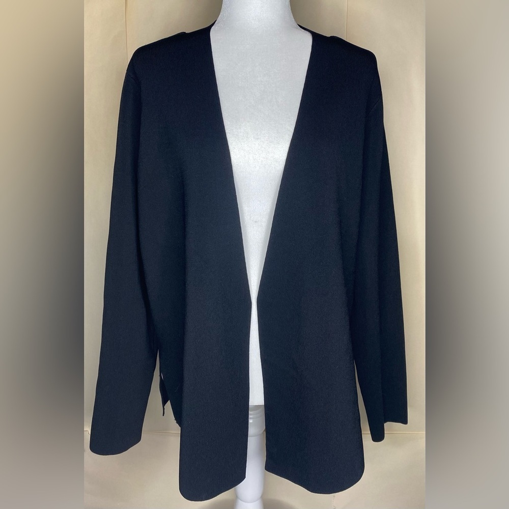 MM Lefluer Woolf Black Jardigan Plus Size 18W (2+) - Picture 3 of 7